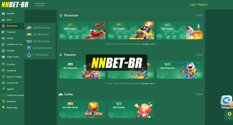 Jogos Disponíveis no Cassino Nnbet